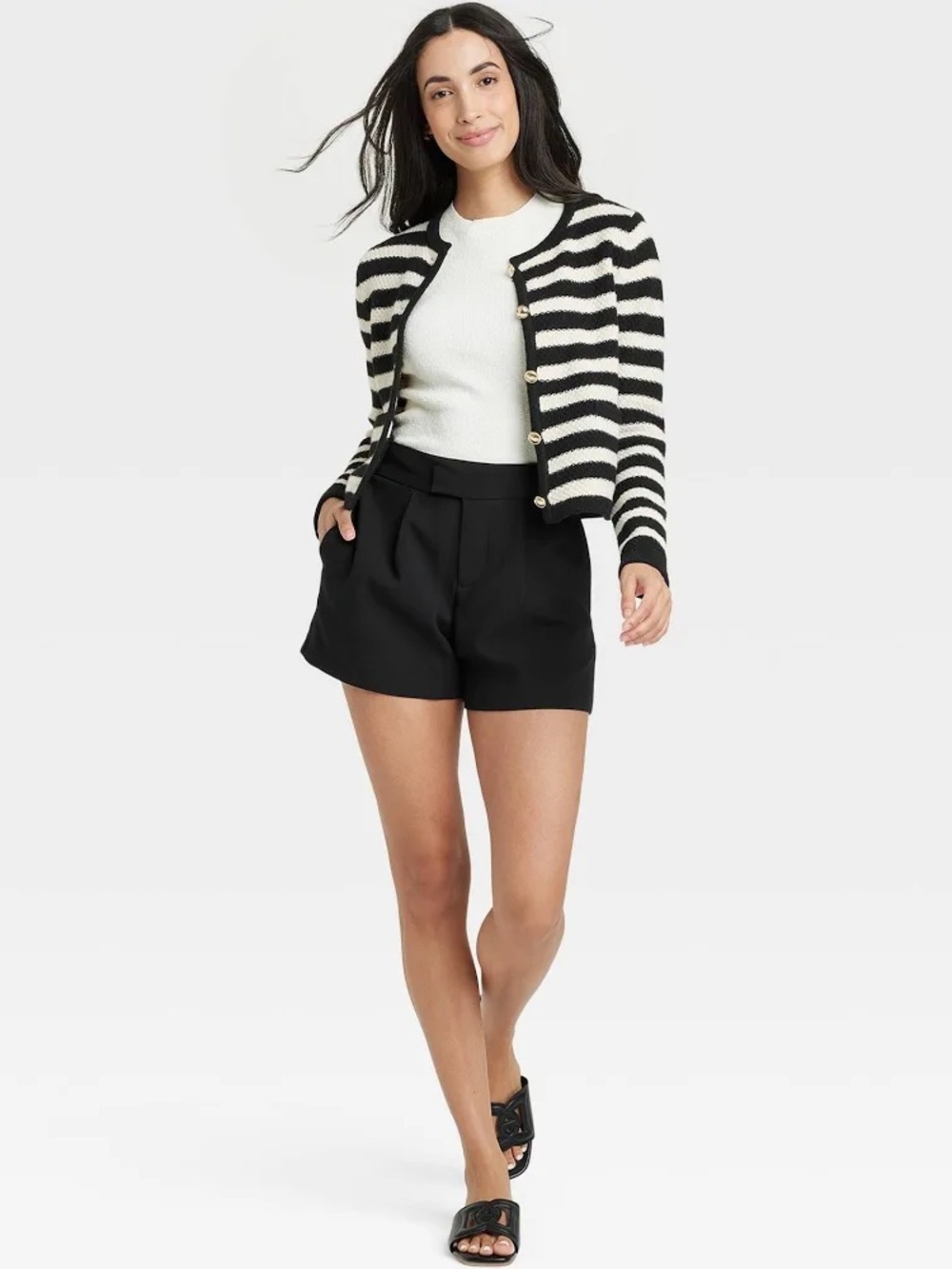 Classic Black Women's Tailored Shorts
Size 16 - Picture 3 of 6